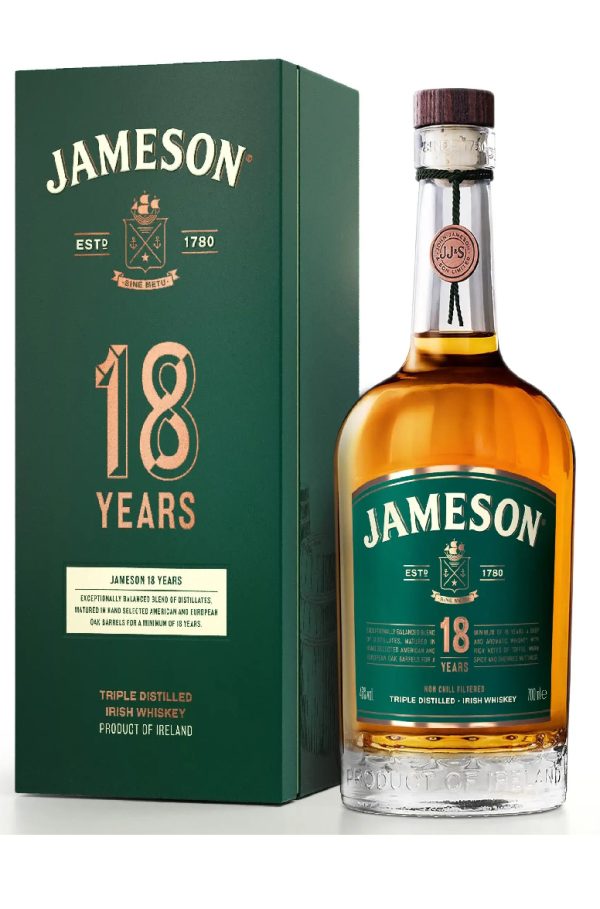 Acheter du whisky irlandais Jameson 18 ans d'âge en ligne à Bruxelles, Belgique
