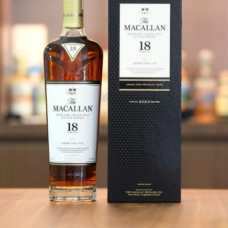 The Macallan 18 Year Old Sherry Oak Single Malt Scotch Whisky