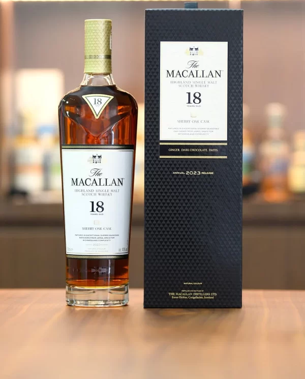 Macallan 18 Year Old Sherry Oak Single Malt Scotch Whisky na sprzedaż online w Warszawie