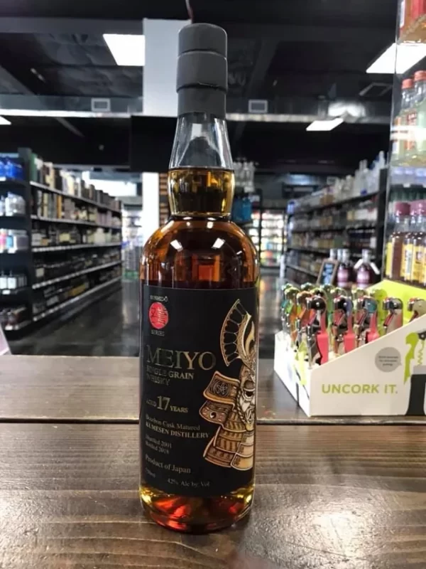 Purchasing Kumesen Meiyo 17 Years Old Single Grain Japanese Whisky Online in Nagoya Japan