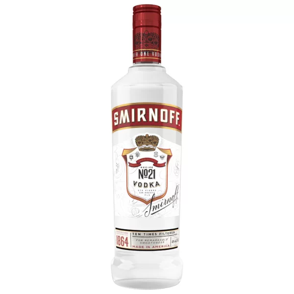 Purchasing Smirnoff Red Label Vodka No. 21 Online in Toronto Ontario Canada